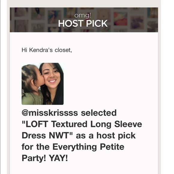 SOLD ⛔️ LOFT Textured Long Sleeve Dress NWT - Picture 5 of 5